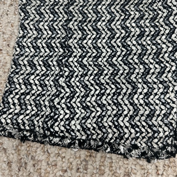 Anne Klein Black and White Blazer with Geometric Pattern 10P - Picture 12 of 14